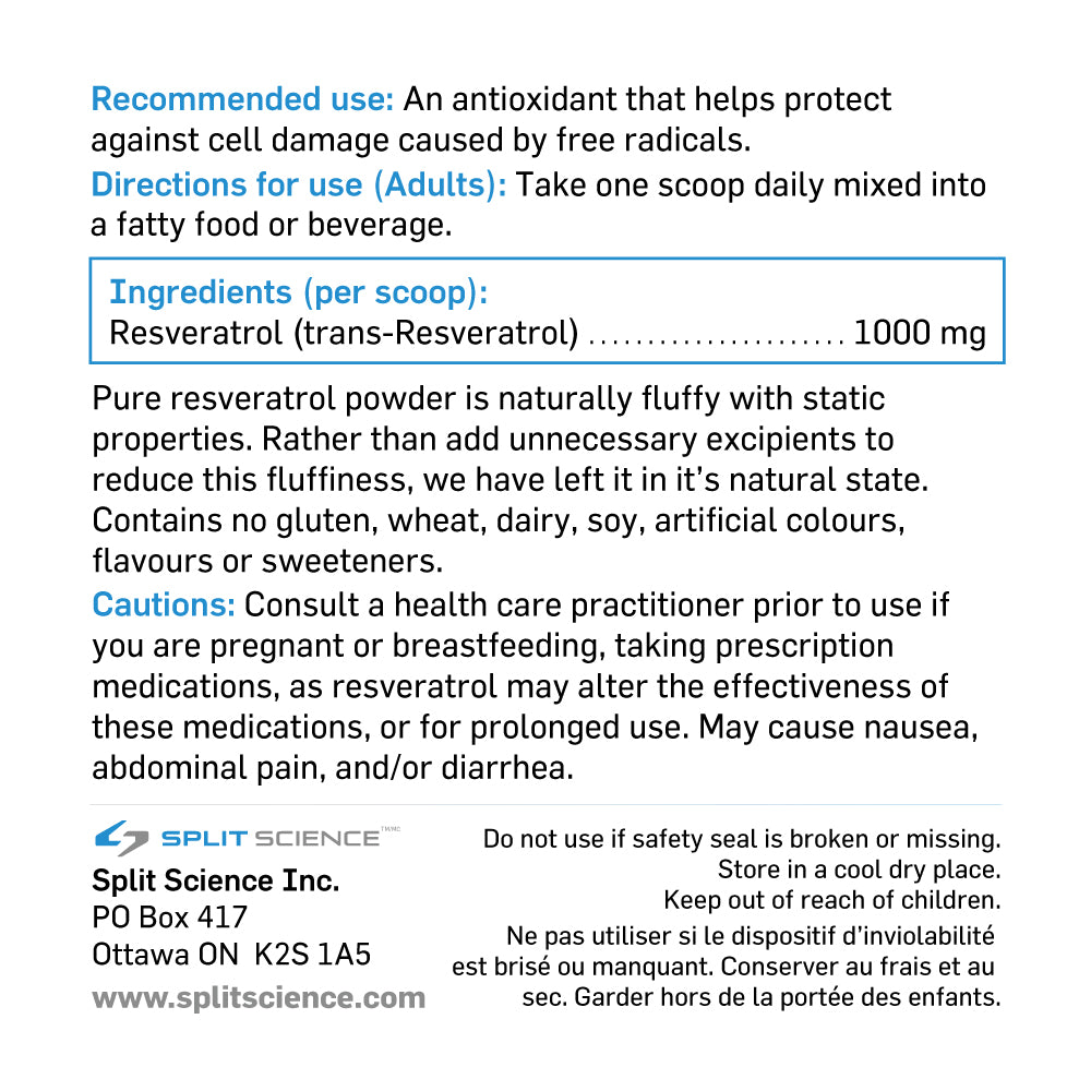 Resveratrol Powder 1000 mg/scoop