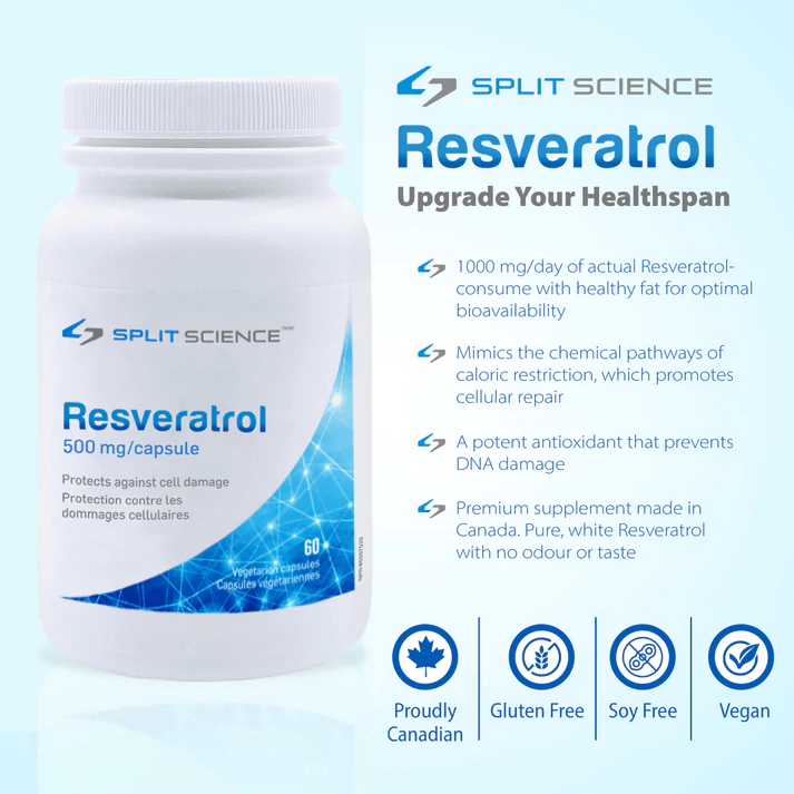 Resveratrol - High Potency 500 mg/capsule